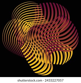 	
3D abstract monochrome background with line pattern, vector design, technology theme, dimensional line flow in perspective, big data, nanotechnology.	
