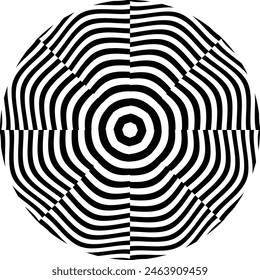 Fondo monocromo abstracto 3D con patrón de línea, diseño de Vector, tema de tecnología, flujo de línea dimensional en perspectiva, big data, nanotecnología.