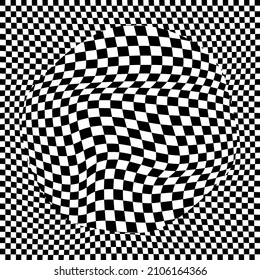 3D abstract monochrome background with squares pattern vector design, technology theme, dimensional dotted flow in perspective, big data, nanotechnology.