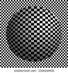 3D abstract monochrome background with squares pattern vector design, technology theme, dimensional dotted flow in perspective, big data, nanotechnology.
