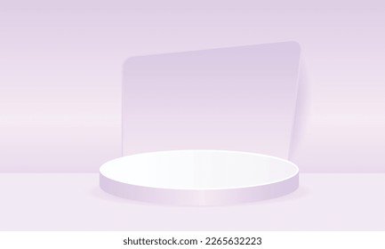 3d abstract scene background soft yellow floating podium product presentation mock up show