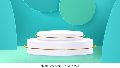 3d abstract scene background vector design in eps 10