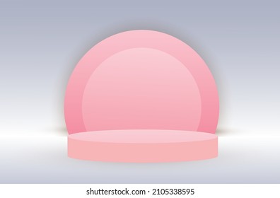 3d abstract scene or podium background