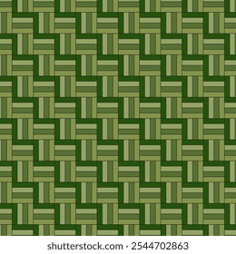 3d Abstract Seamless colorful parquet pattern vector. Geometric wallpaper. Design for fashion, fabric, cover, web, wrapping and all textile prints. Parquet wall art. Quad colored striped background. 