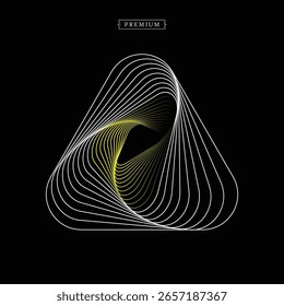 3d abstract shape collection vector