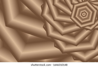 3d abstract shiny golden background