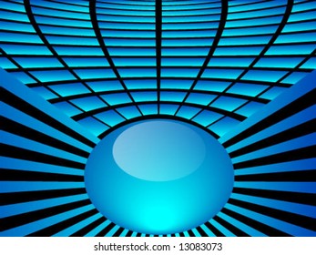 3d abstract sphere