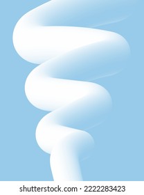 3.ª espiral abstracta fondo azul blanco