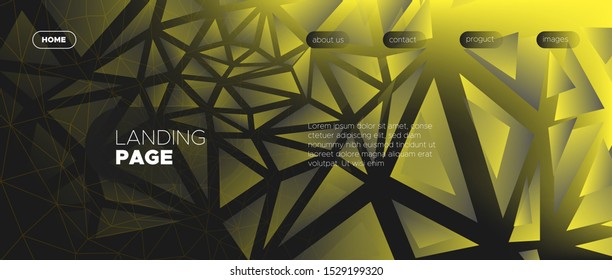 3d Abstract Triangles Background. Black Geometric Pattern. Glow Web Page Design. Gradient Texture. Gray Triangular Geometry. Geometric Poster. Futuristic Style. Abstract Triangle Wallpaper.