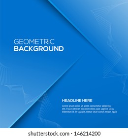 3D Abstract vector background for your design