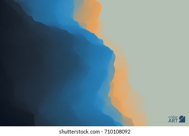 3D Abstract Vector Illustration. Wavy Background. Connection art. Design Pattern.
