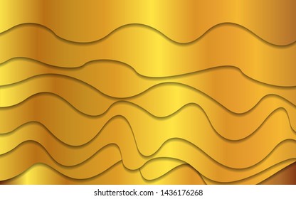 3d abstract wave background. Graphic design element. Elegant decoration. Vector Illustration