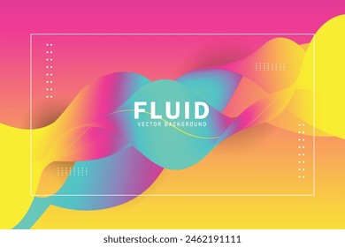 3D abstract wavy background with modern gradient colours. Motion sound wave. Vector illustration for banner, flyer, brochure, booklet, presentation