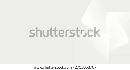 3D abstract white geometric abstract background overlap layer on bright modern abstract