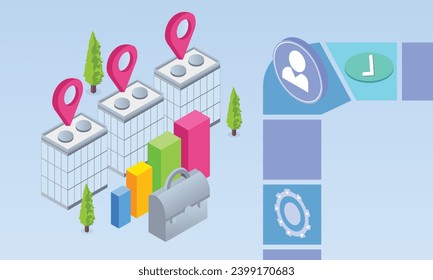 3d Adjust marketing strategy Supports business expansion.on pastel background.3d handmade.3d vector icon for technology,business illustration.