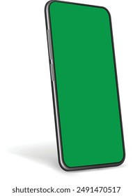 3D Advertisement Mobile Mockup Greenscreen