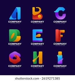 3d alphabet logo 3d alphabet logo