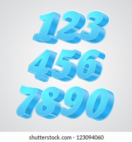 3d Alphabets Fonts Numbers