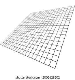 3d angled squared, checkered planes in perspective