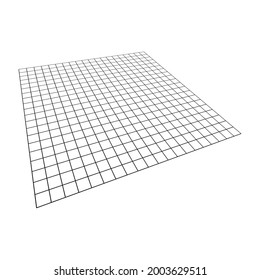3d angled squared, checkered planes in perspective