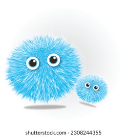 3d Animated Fluffy animals beatiful 