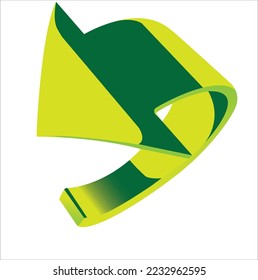 3D arrow beautiful design vector