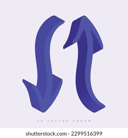 3D arrow set vector, Arrow pointer, mouse cursor. Computer interface. 3d vector icon. Cartoon minimal style, arrows 3d hand draw arrow
