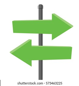 3d arrow sign icon vector