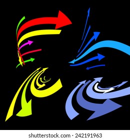 3d arrows