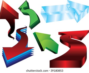 3d arrows