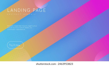 3d Art. Retro Technology Frame. Purple Memphis Illustration. Music Screen. Space Horizontal Template. Spectrum Ux. Light Landing Page. Blue 3d Art