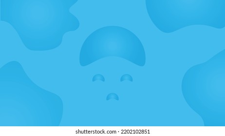 3d Artificial robot background and wallpaper vector design illustration