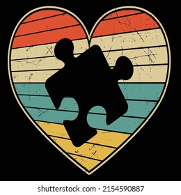 3D Autism Graphic Tshirt Design, Autism Awareness Day SVG, Autism awareness t-shirts design, Autism Vector Illustrator
