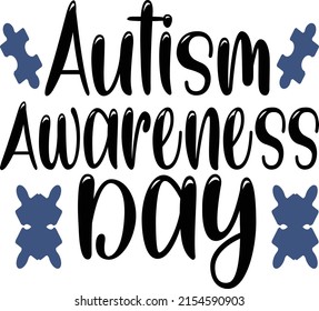 3D Autism Graphic Tshirt Design, Autism Awareness Day SVG, Autism awareness t-shirts design, Autism Vector Illustrator svg