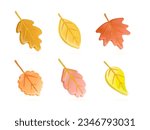 3d autumn leaves. Fall leafs render autumnal seasons september forest flora, fallen maple natural leaf from tree, welcome symbol creative isolated exact vector illustration of leaves render season