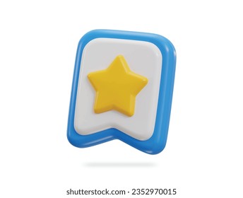 3d lote de premios con ilustración de icono estrella vectorial