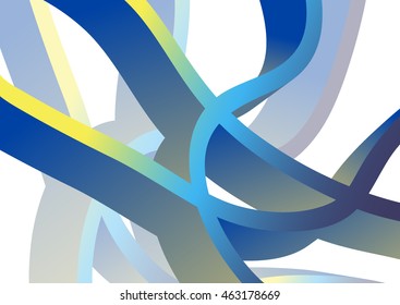 3D background of blue color - abstract background.