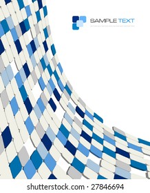 3d background composition - vector illustration - jpeg version in my portfolio