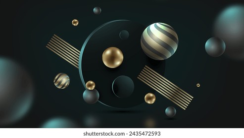 3d background concept vector design in eps 10