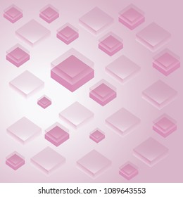 3d background cube abstract