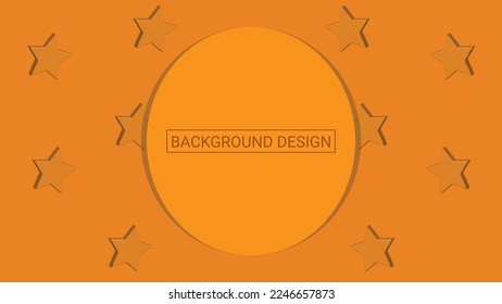 3d background design with 3d star effect