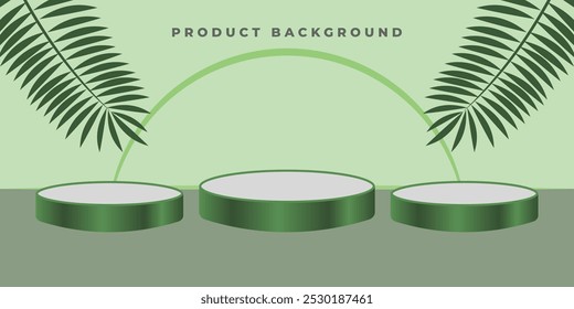 3D background design template for any natural product
