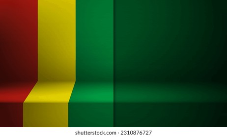 3d background with flag of Bolivia. An element of impact for the use you want to make of it.