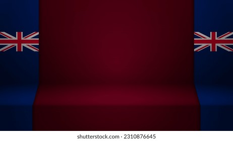 3d background with flag of England. An element of impact for the use you want to make of it.