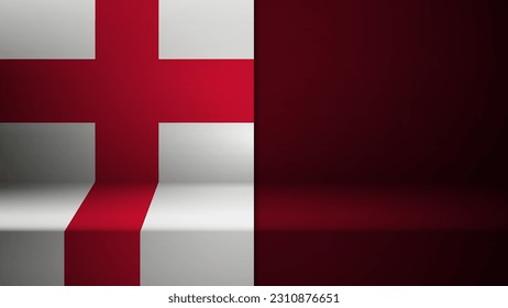 3d background with flag of England. An element of impact for the use you want to make of it.