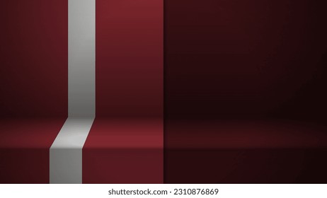 3d background with flag of Latvia. An element of impact for the use you want to make of it.