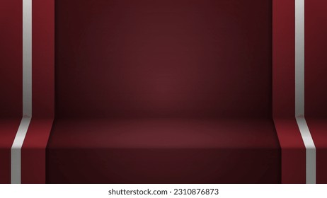 3d background with flag of Latvia. An element of impact for the use you want to make of it.