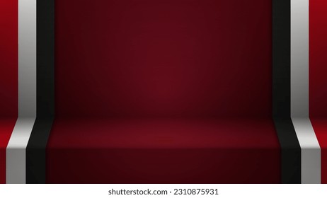 3d background with flag of Yemen. An element of impact for the use you want to make of it.