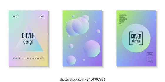 3d Background. Futuristic Neon Collection. Memphis Banner. Blue Grainy Gradient Set. Hipster Elements. Minimal Design. Grain Triangle Poster. Purple 3d Background