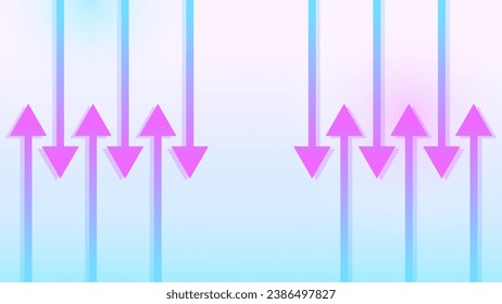 3D background geometric light dark purple blue diagonal arrow line triangle modern gradient up down